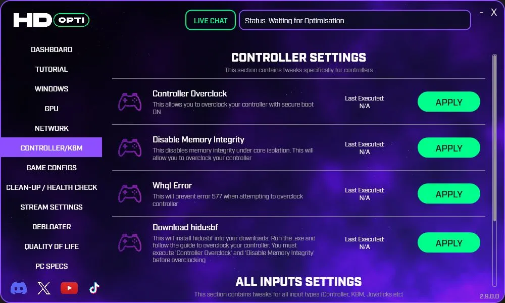 Controller / KBM Section