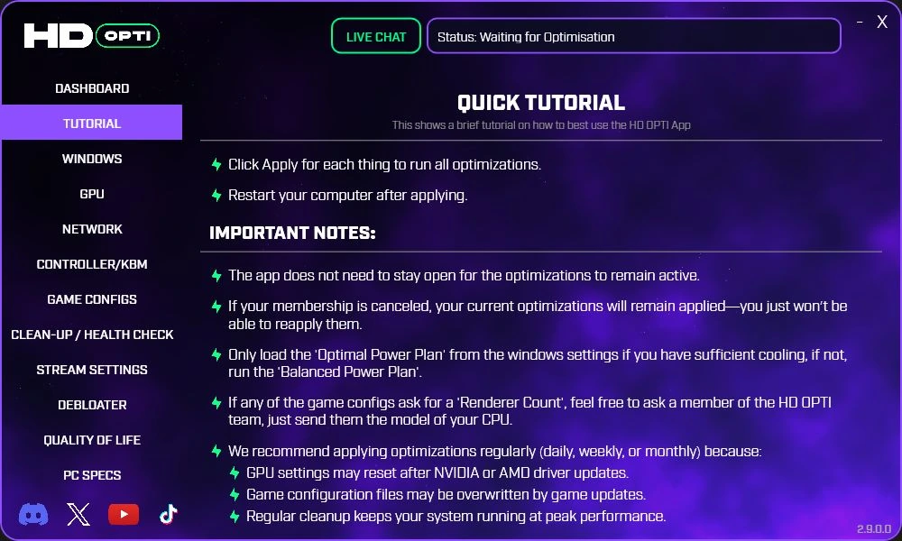 App Tutorial