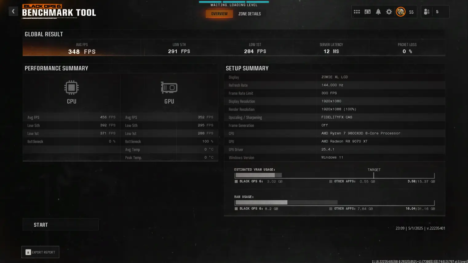 BO6 After Benchmark