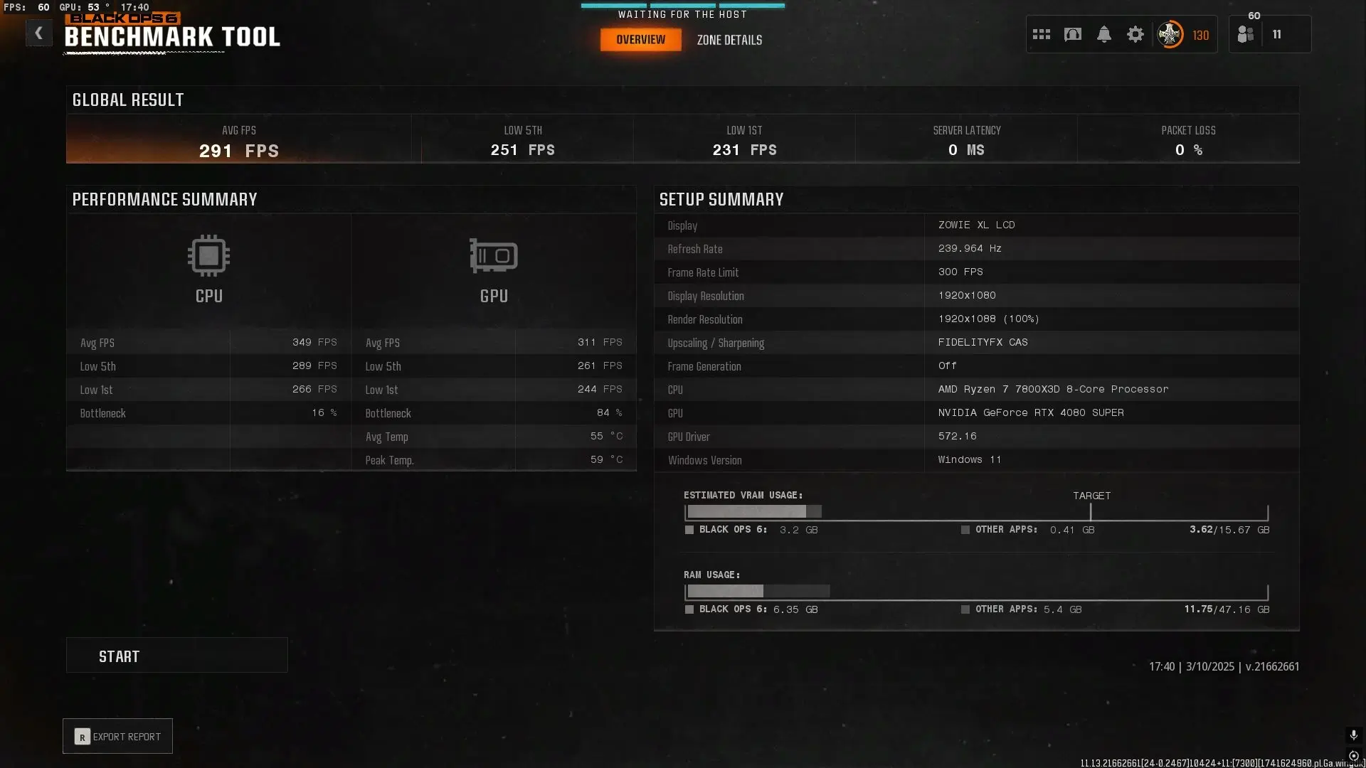 BO6 After Benchmark